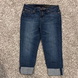 GAP Women's Deep Indigo Cropped Jeans